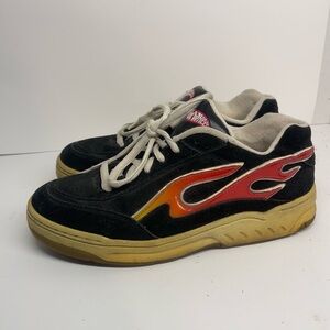 Vintage 2001 Mattel Hot Wheels Flame Shoes Cyber Skate GRAIL Adult Mens 9 RARE